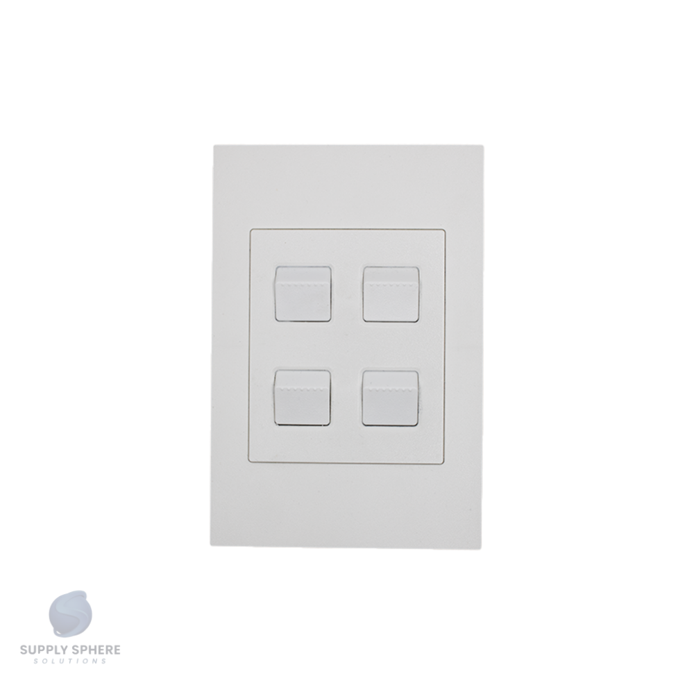 Apollo Shadow 100X50 4LEVER 1W Contemporary White