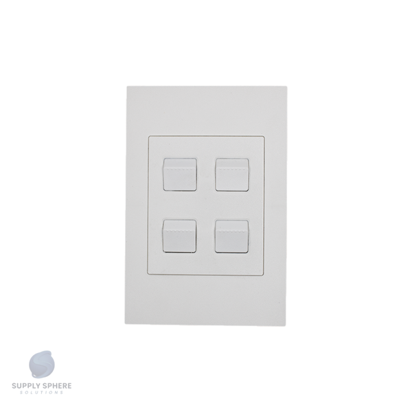 Apollo Shadow 100X50 4LEVE1W Contemporary White
