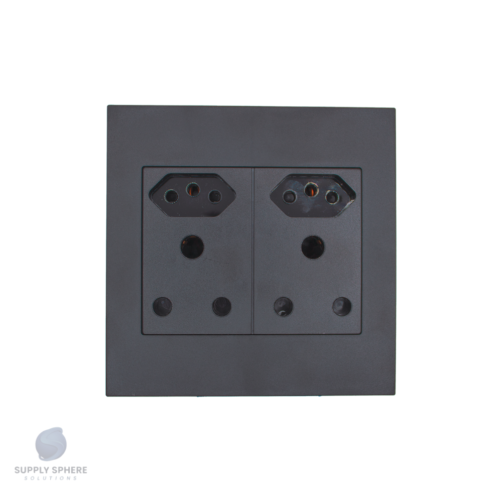 Apollo Shadow  100X100  DBL SOC & 2IEC UN-SWITCHED Edgy Sapphire Black