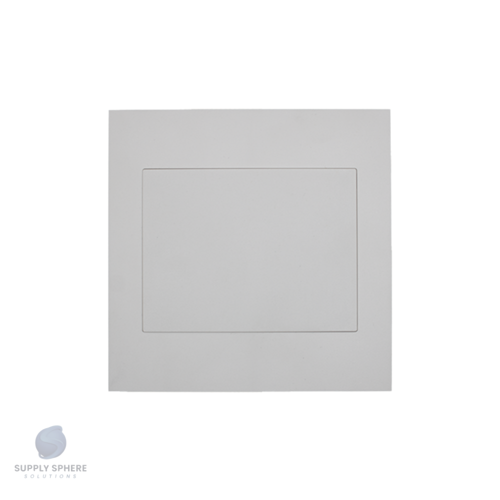 Apollo Shadow 100 X 100 BLANK Contemporary White