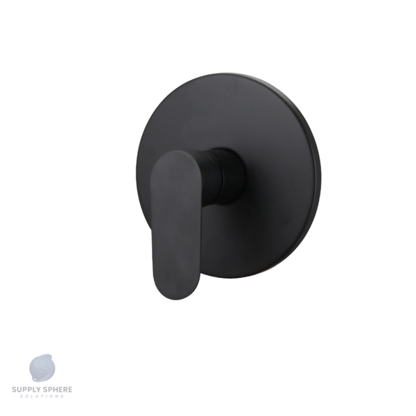 Borras PEK Black Single Lever Undertile Bath/Shower Mixer