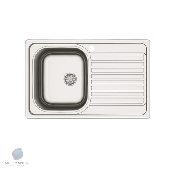 Brescia Single Bowl Sink 790 x 500mm