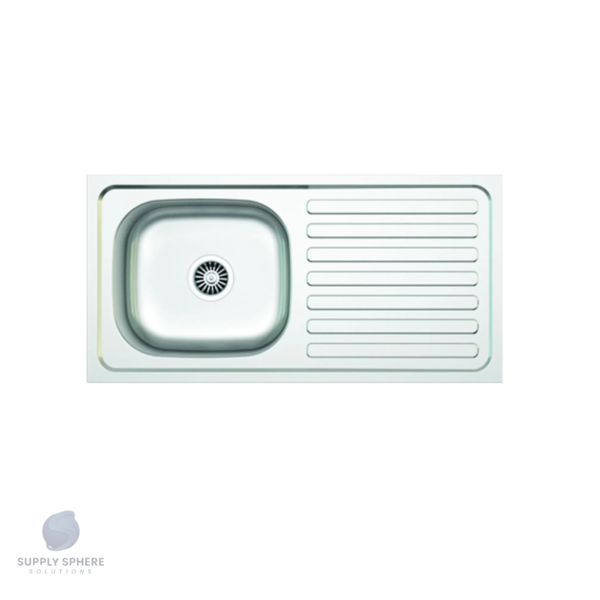Brescia Single Bowl Sink 900x450mm