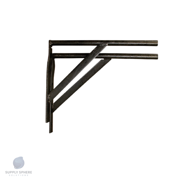 Sink Bracket Square Black Pair - 200mm (H) x 400mm (L)