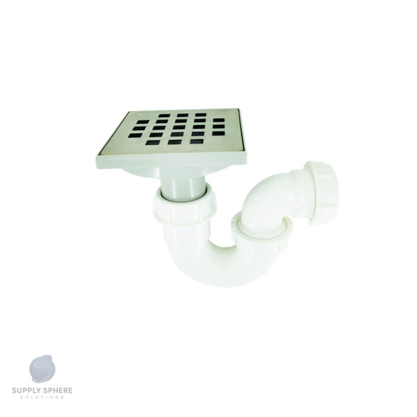 Brescia Square Contractors Shower Trap 105x105mm