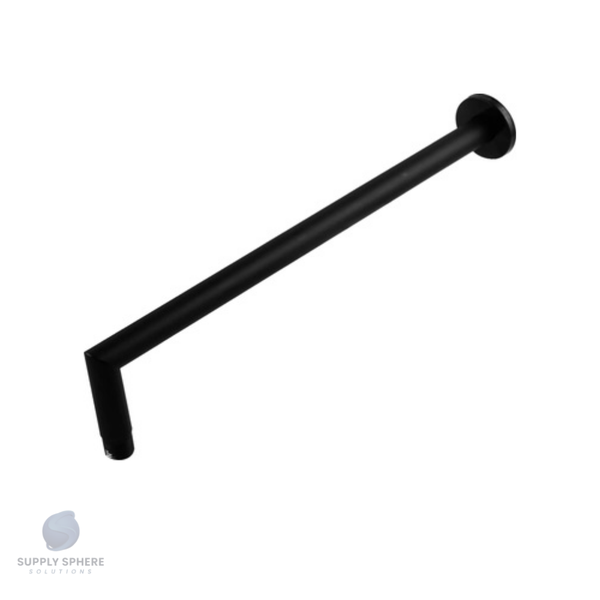 Brevik Shower Arm Round 400mm Black