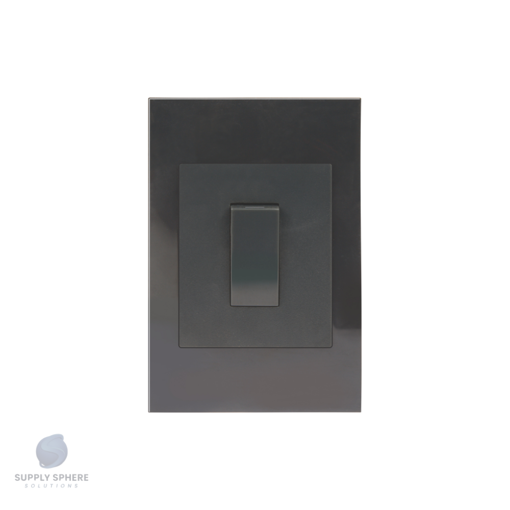 1 Lever (1x2 Way) Switch Charcoal
