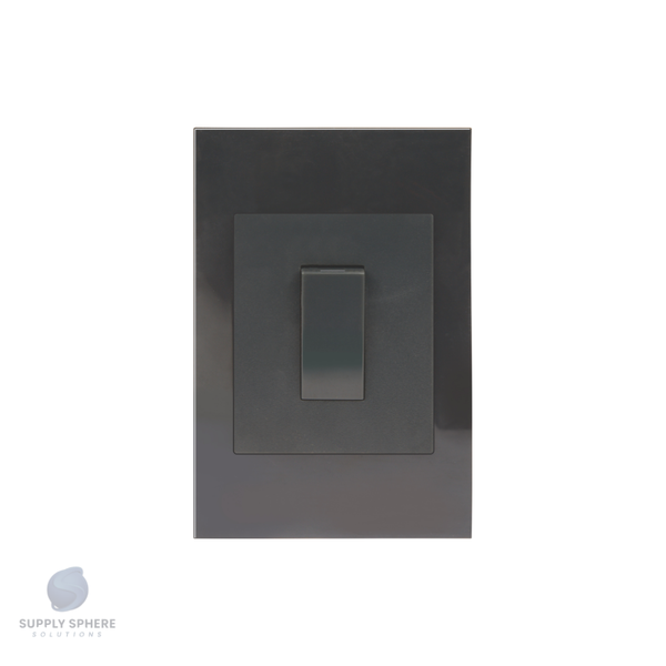 1 Lever (1x2 Way) Switch Charcoal
