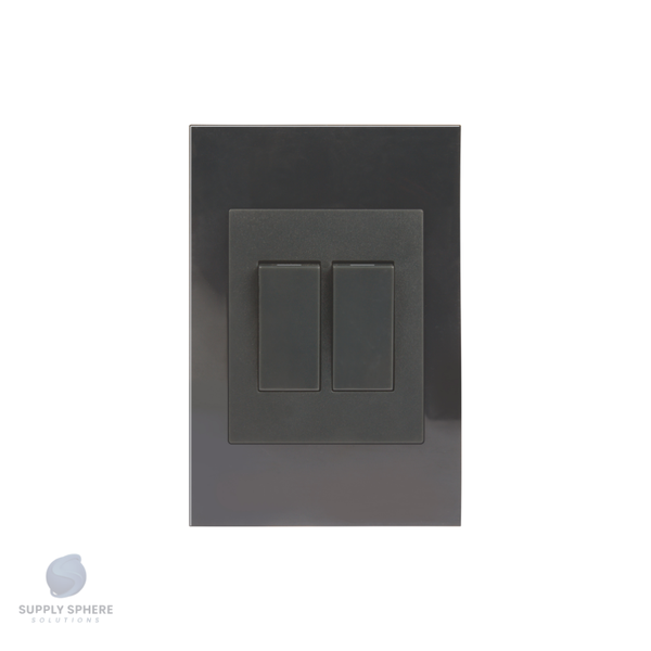 2 Lever Switch Charcoal