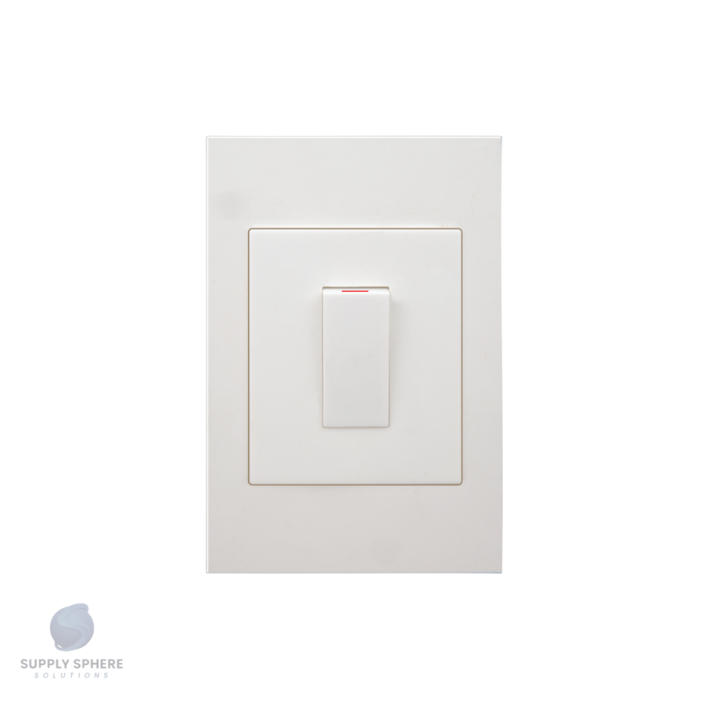 1 Lever (1x2 Way) Switch White