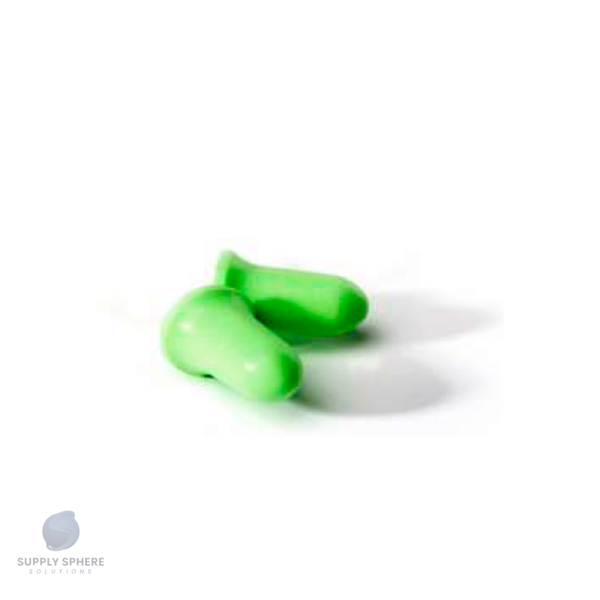 Fluorescent Green Bell PU Foam Disposable & un corded Earplug