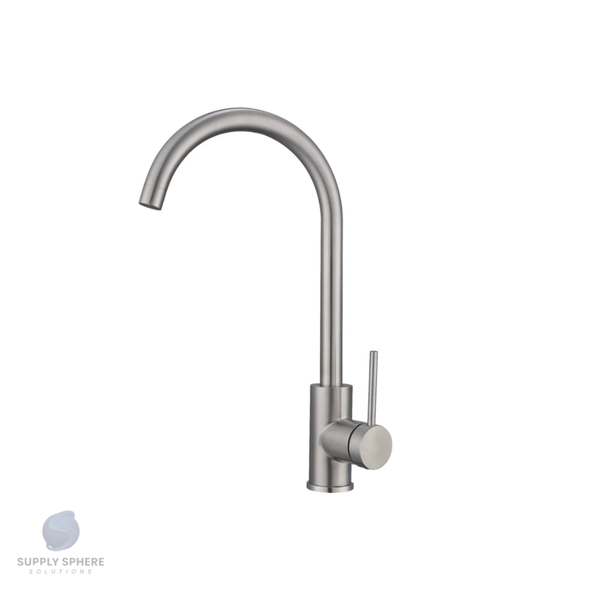 Generico Ãvila Sink Mixer Brushed Stainless Steel