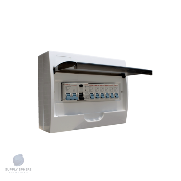 DISTRIBUTION BRD SURFACE 12MOD PVC POPULATED