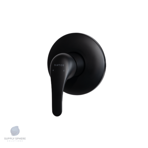Mixed Solid Concealed Mixer Black