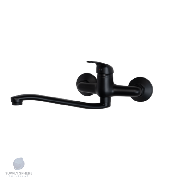 Mixed Solid Wall Type Sink Mixer Black