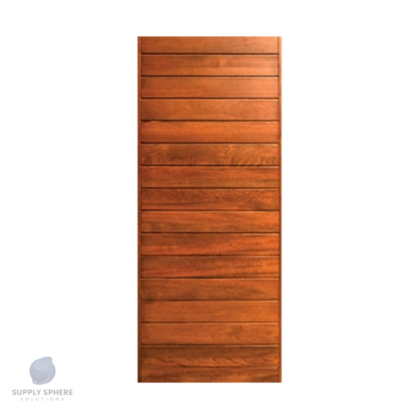 Door With Wide Horizontal Slats