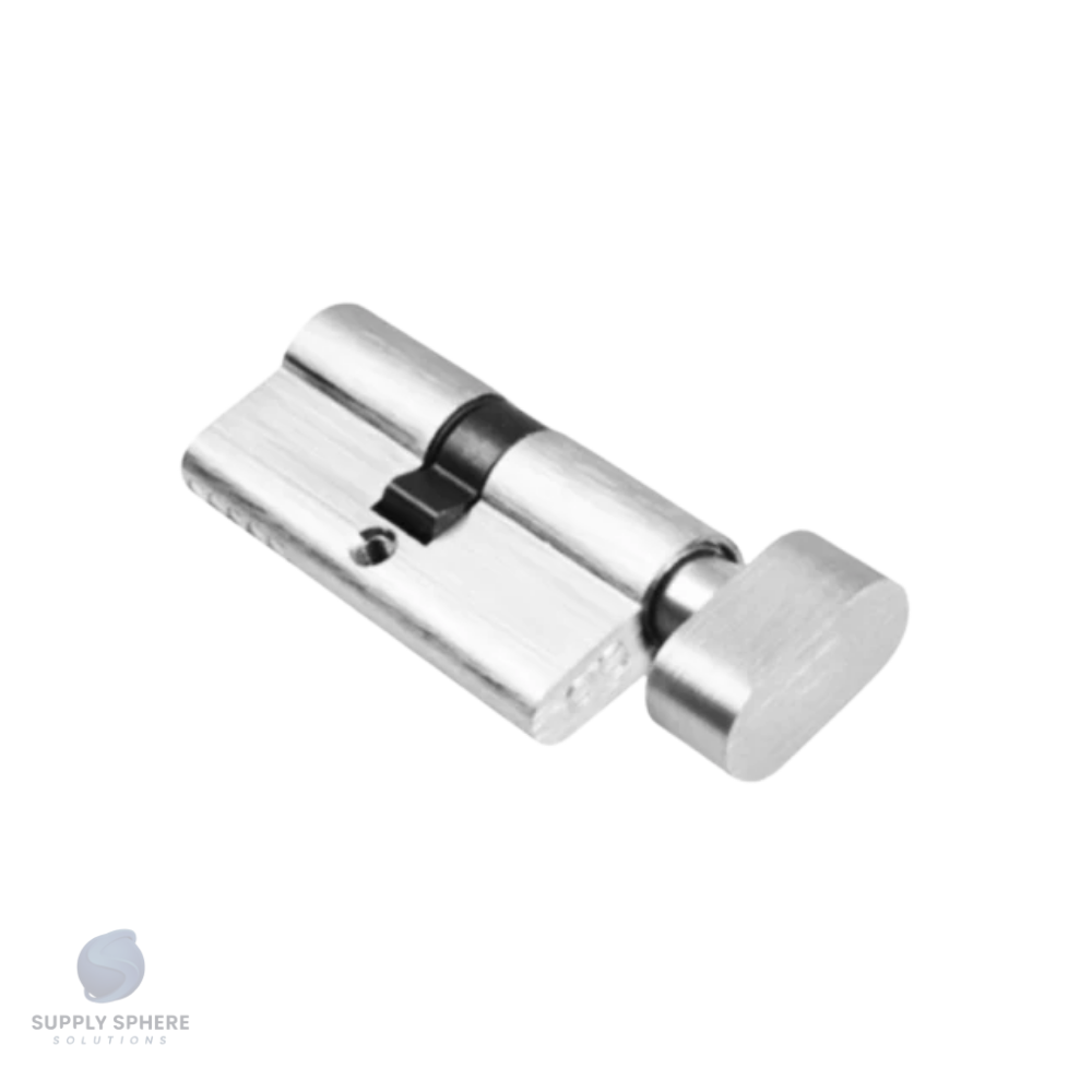 66mm Satin Nickel Knob Cylinder