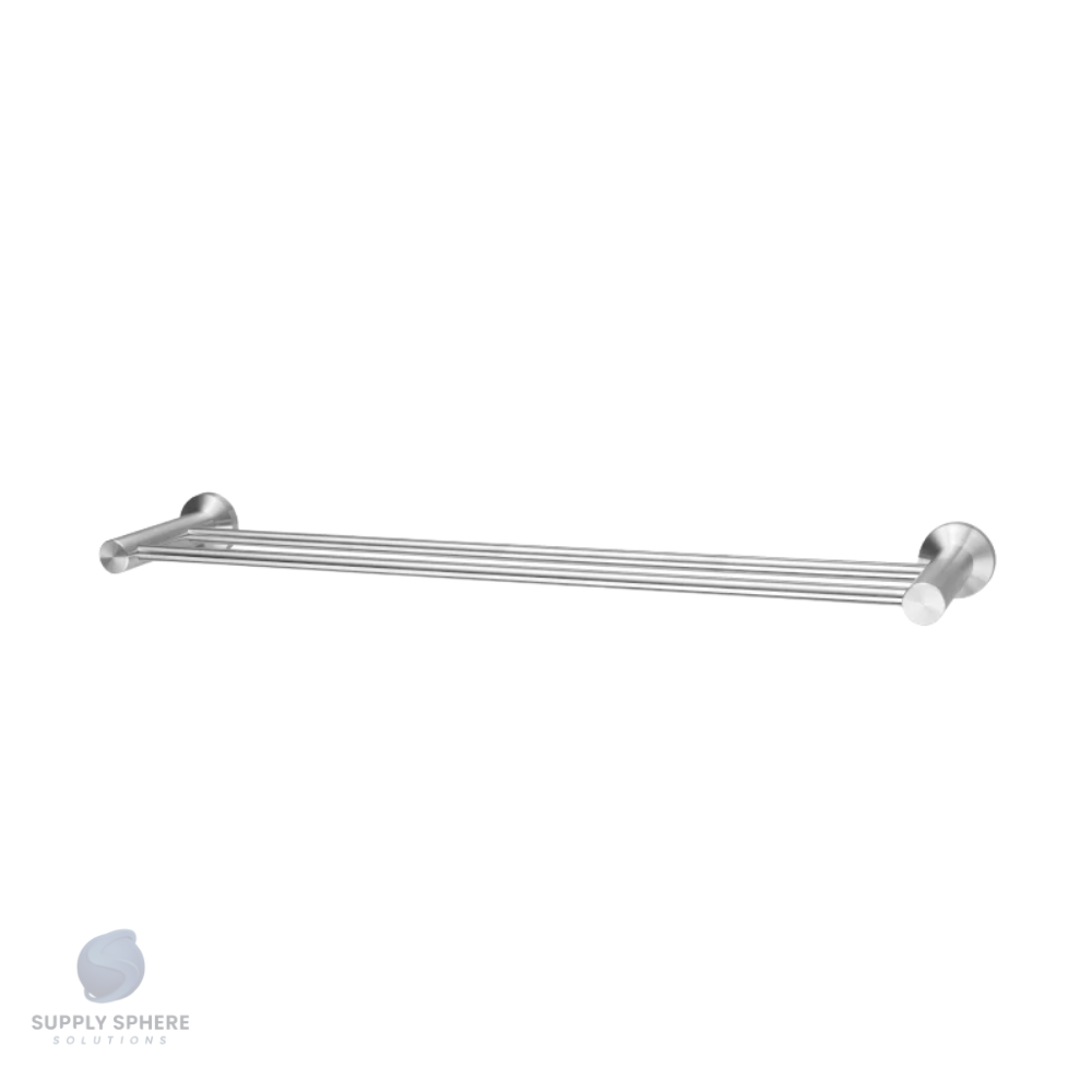 Double towel rail Satin SS