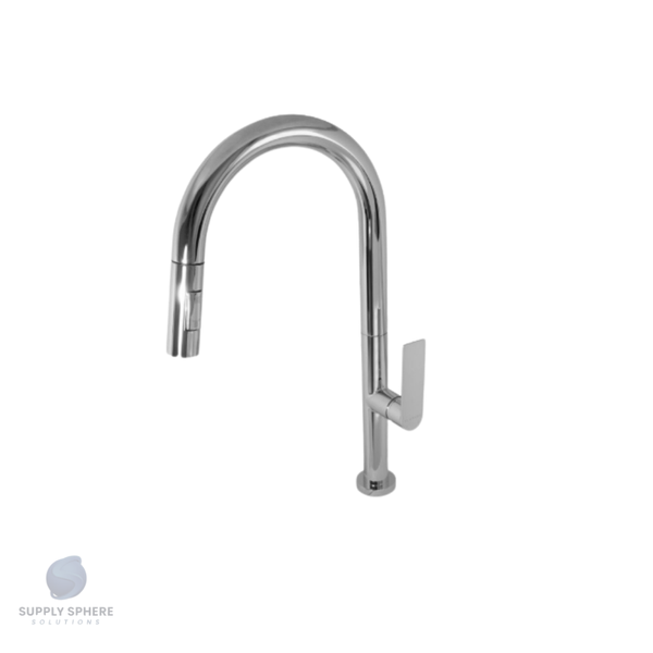 Silk Chrome Spray Sink Mixer