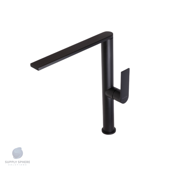 Silk Black Single Hole Sink Mixer