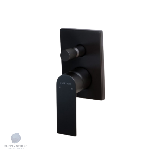 Silk Black Concealed Diverter Trim Kit